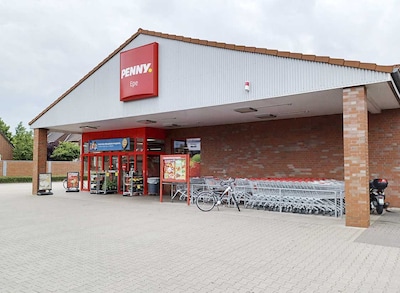 Sie sehen den Eingang vom Penny Markt in Gronau - Epe, Auf Der Sunhaar 30-32