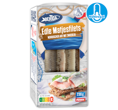 BERIDA Edle Matjesfilets mit Zwiebeln 1.69²