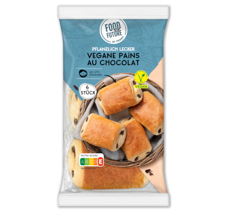 FOOD FOR FUTURE Vegane Pains au Chocolat*