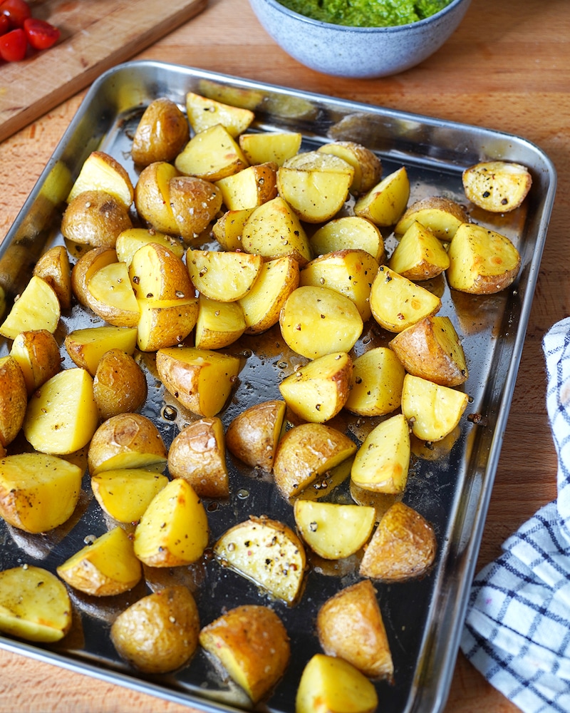 Dieses Bild zeigt wie die Kartoffeln abkühlen.