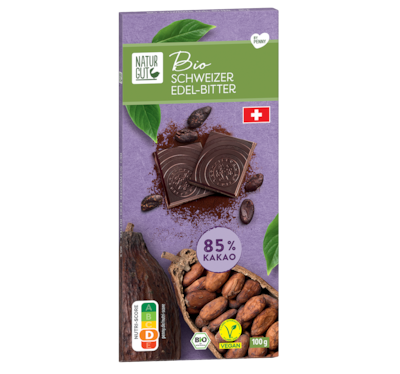 NATURGUT Bio Edel-Bitter Schokolade 