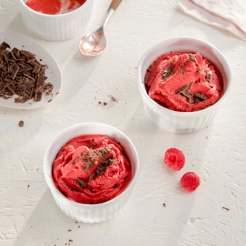 Auf diesem Bild siehst du unsere fruchtige Nicecream.