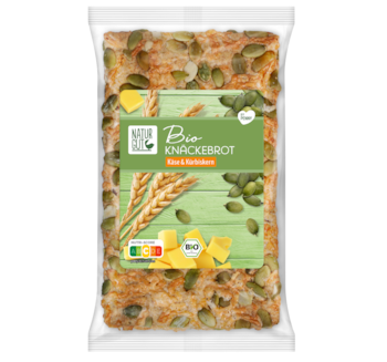 NATURGUT Bio Knäckebrot Käse & Kürbiskern