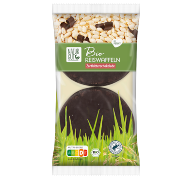 NATURGUT Bio Reiswaffeln Zartbitterschokolade