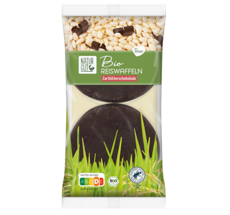 NATURGUT Bio Reiswaffeln Zartbitterschokolade