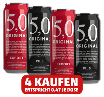 5,0 ORIGINAL Bier 1.88