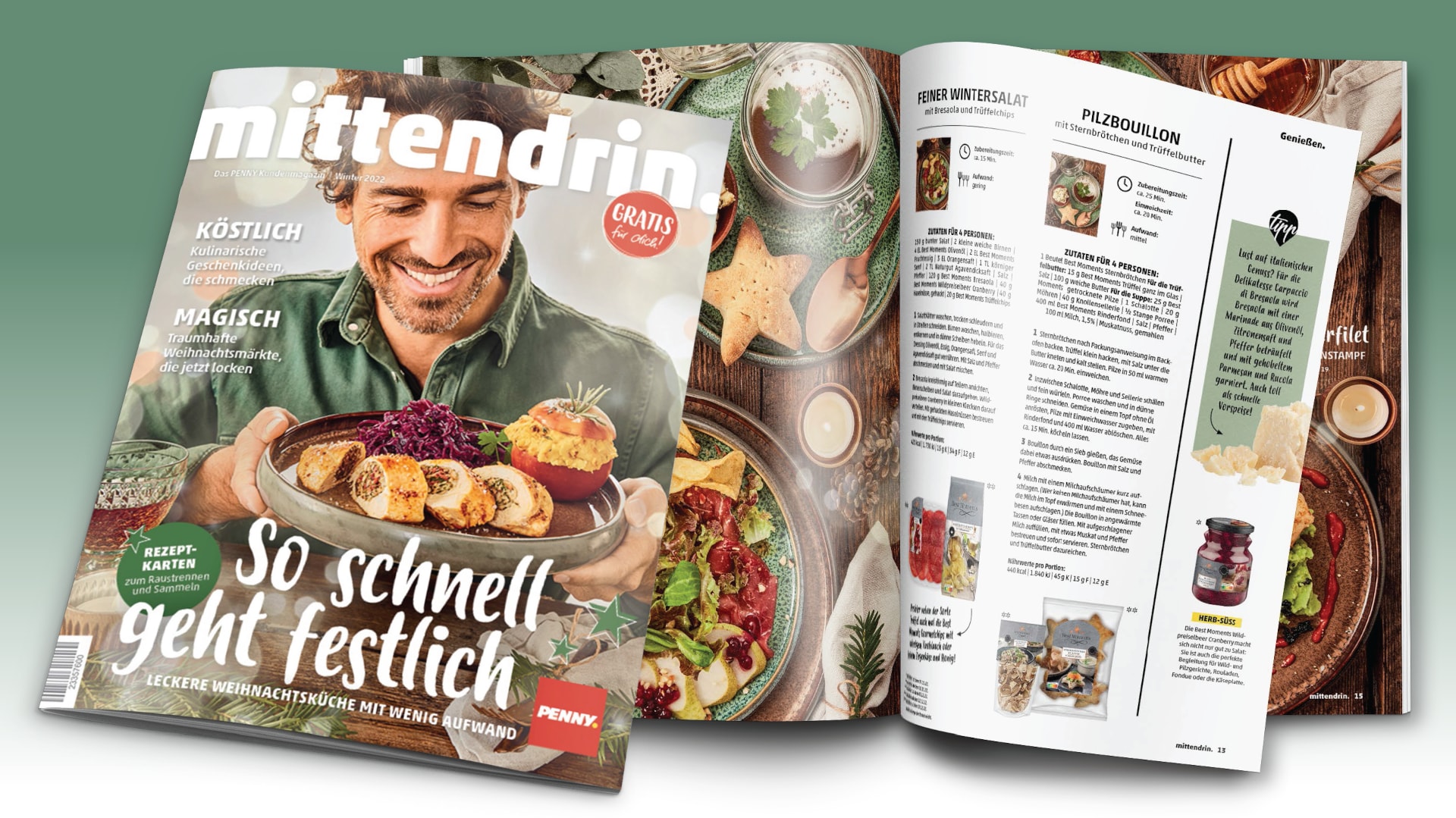 Kundenmagazin mittendrin Winter 2022