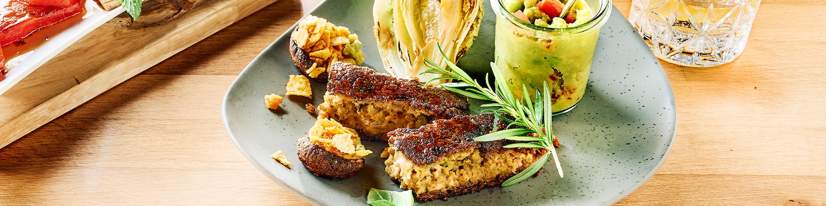 Auf diesem Bild siehst du unseren Veganen Hackbraten.