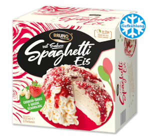 BRUNO GELATO Spaghetti Eis mit Sahne*