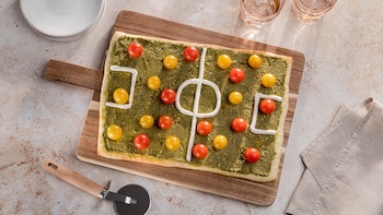 Fußballkuchen vom Blech 