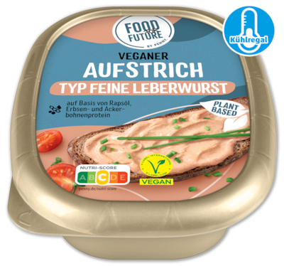 FOOD FOR FUTURE Veganer Aufstrich Typ Feine Leberwurst