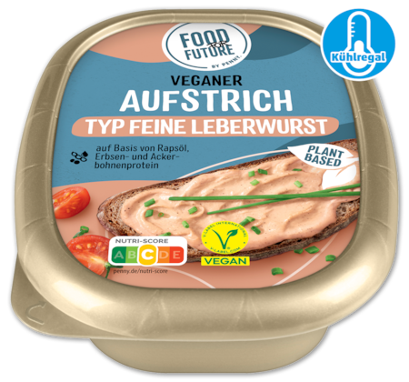FOOD FOR FUTURE Veganer Aufstrich Typ Feine Leberwurst