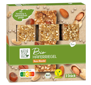 NATURGUT Bio Haferriegel Nuss-Mandel
