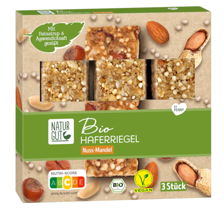 NATURGUT Bio Haferriegel Nuss-Mandel