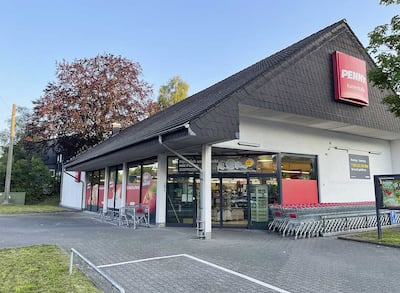 sie sehen den Eingang vom Penny Markt in Radevormwald Kaiserstrasse 159