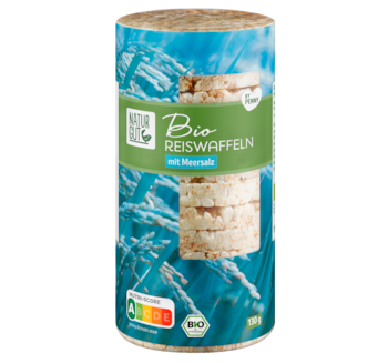 NATURGUT Bio Reiswaffeln, mit Salz