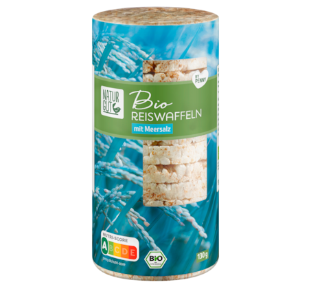 NATURGUT Bio Reiswaffeln, mit Salz