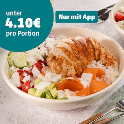Bunte Hähnchen Bowl
