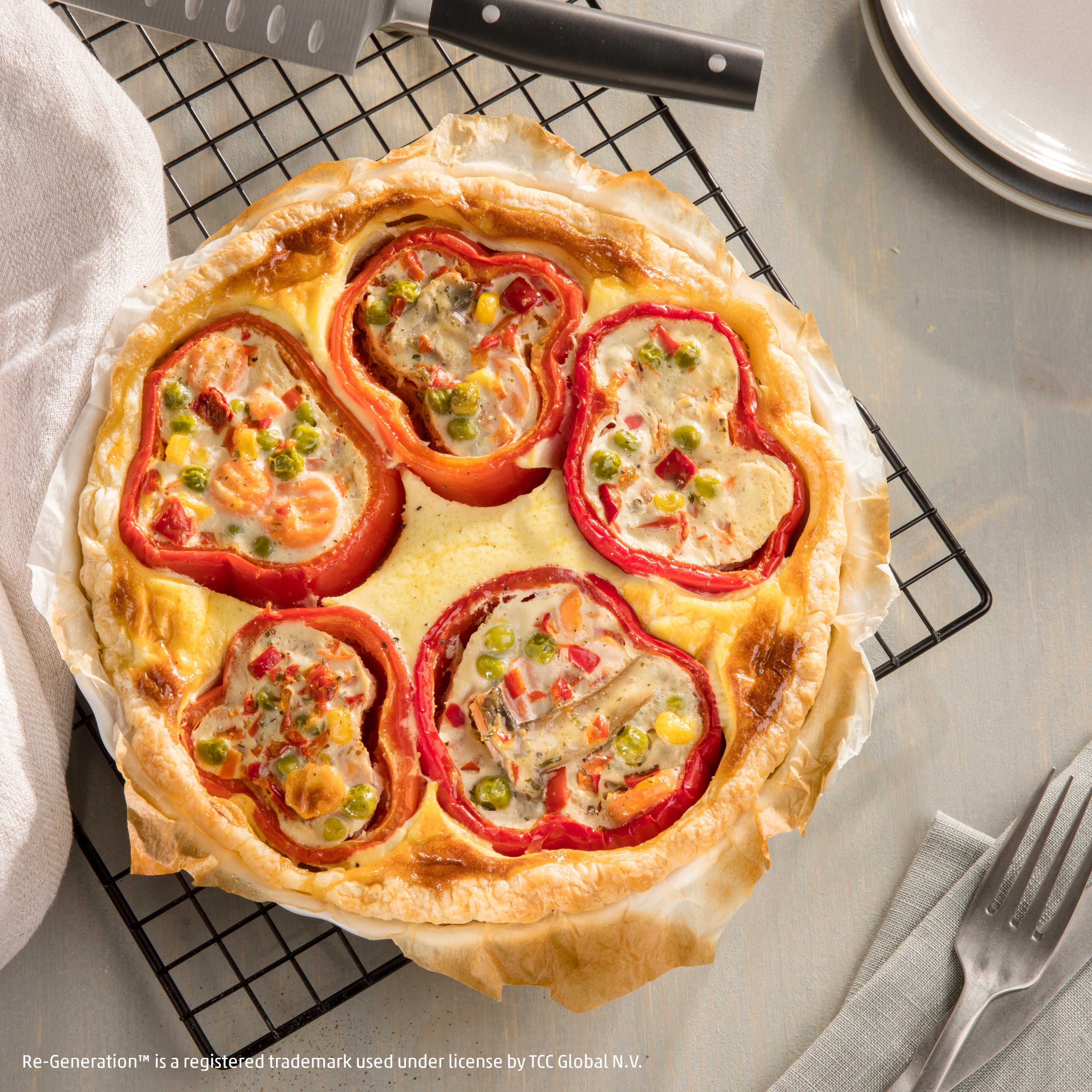 Einfache Gemüse-Quiche - das Blitzrezept mit Blätterteig | PENNY.de