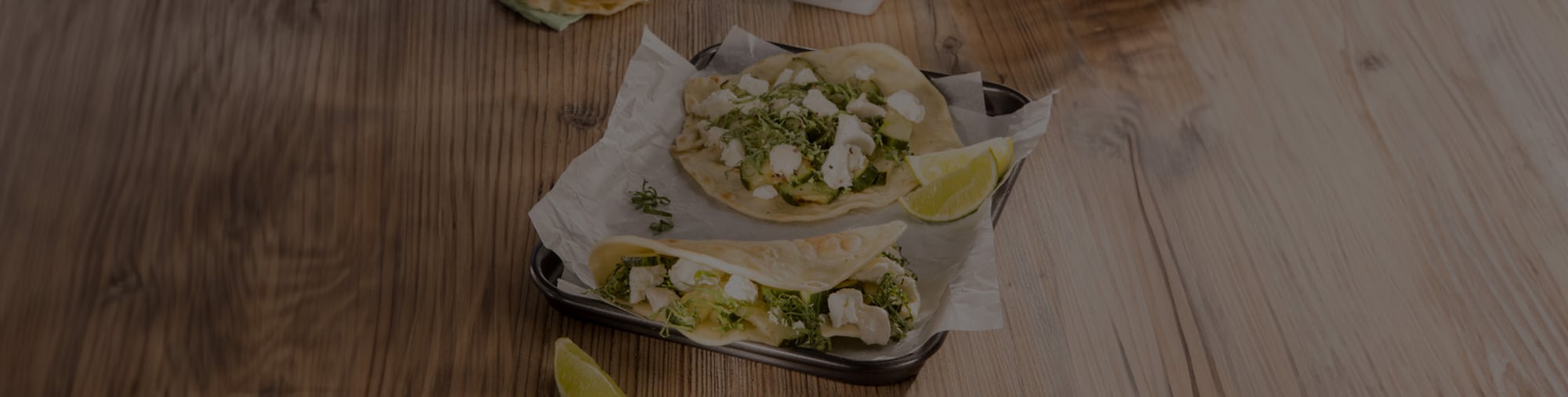 Dieses Bild zeigt die fertige Tortillarolle.