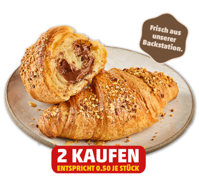 BÄCKERKRÖNUNG Das süße Nuss-Nugat- Creme-Croissant