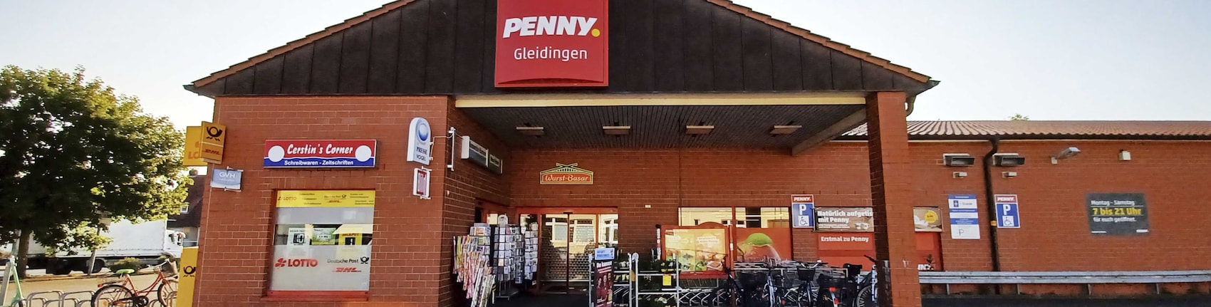 Sie sehen den Eingang vom Penny Markt in Laatzen/Gleidingen, Oesselser Str. 16