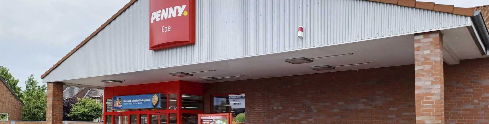 Sie sehen den Eingang vom Penny Markt in Gronau - Epe, Auf Der Sunhaar 30-32