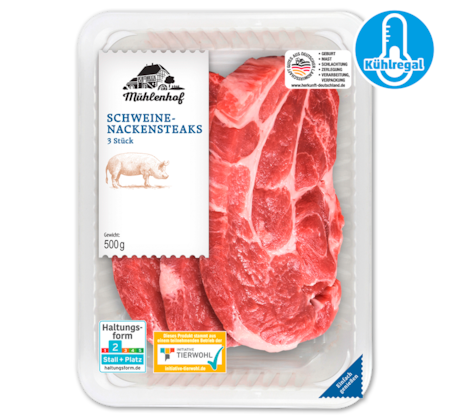 MÜHLENHOF Frische Schweine-Nackensteaks