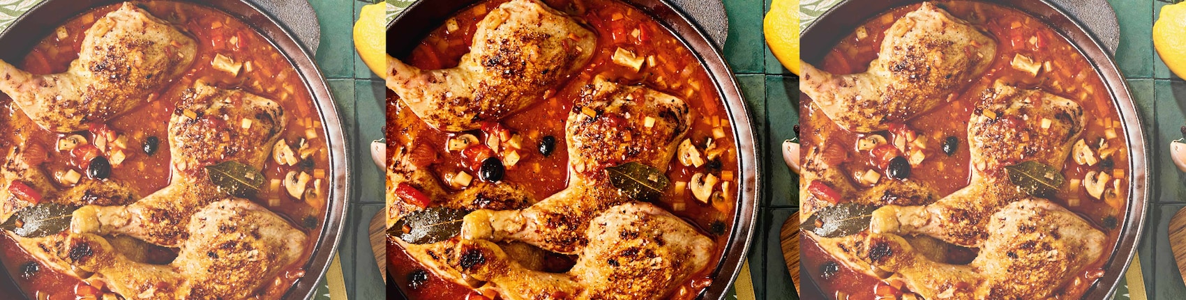 Dieses Bild zeigt Pollo Cacciatore.