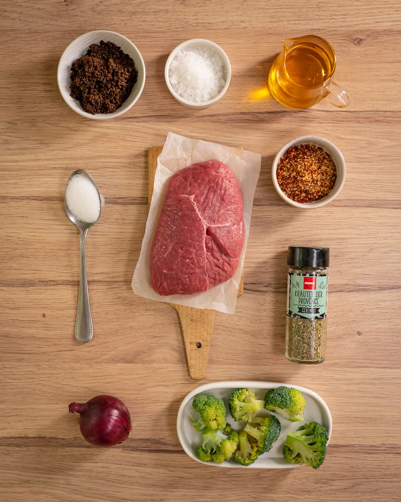 Saftige-Steak-Spiesse mit Metas Kaffee-Rub