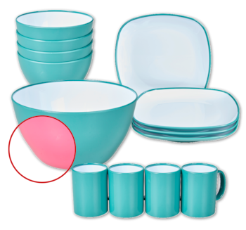 HOME IDEAS Cooking Partygeschirr aus Kunststoff*