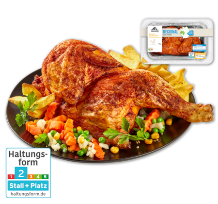 MÜHLENHOF REGIONAL Frisches halbes Hähnchen