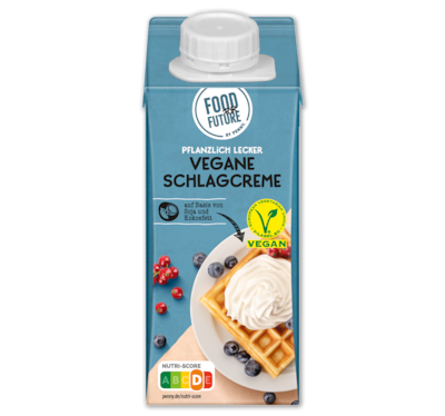 FOOD FOR FUTURE Vegane Schlagsahne