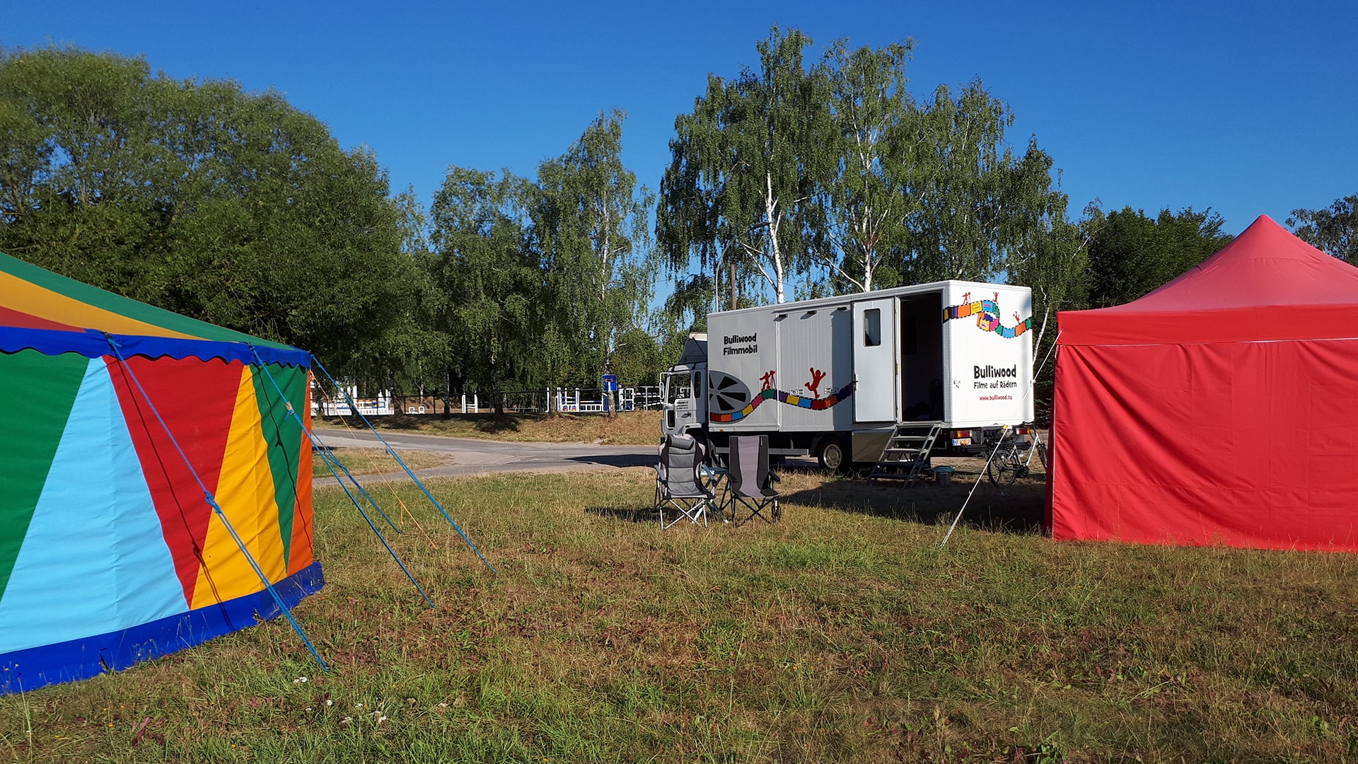 Filmplatz Bulliwood Zelte 