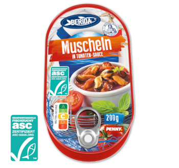BERIDA Muscheln in Tomatensauce