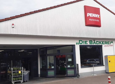 Sie sehen den Eingang vom Penny Markt in Recklinghausen - Süd, Marienstr. 167