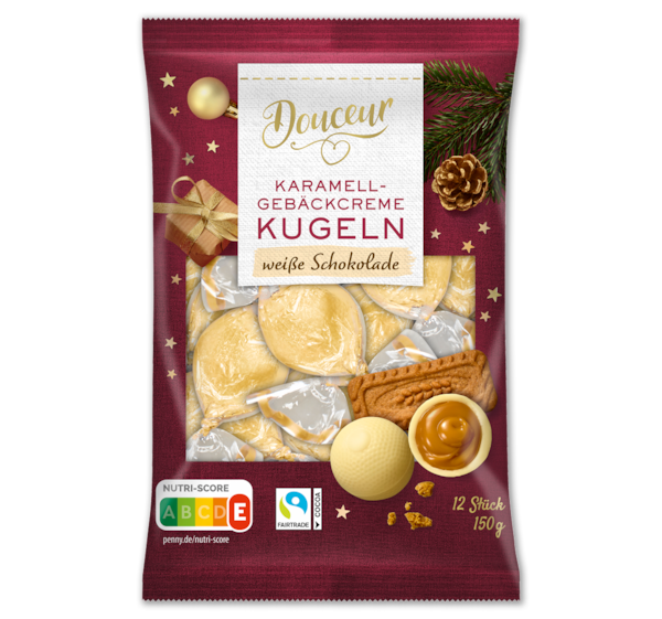 DOUCEUR Karamell-Gebäckcreme Kugeln 1.99