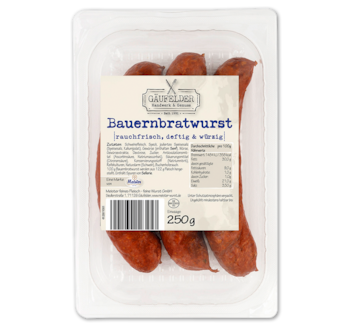 GÄUFELDER Bauern- oder Paprikabratwurst*