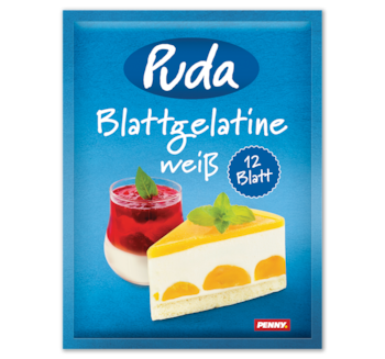 PUDA Blattgelatine 