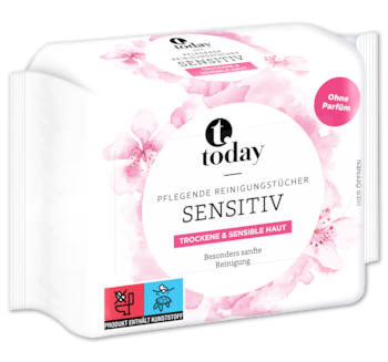 TODAY Reinigungstücher Sensitiv 0.75