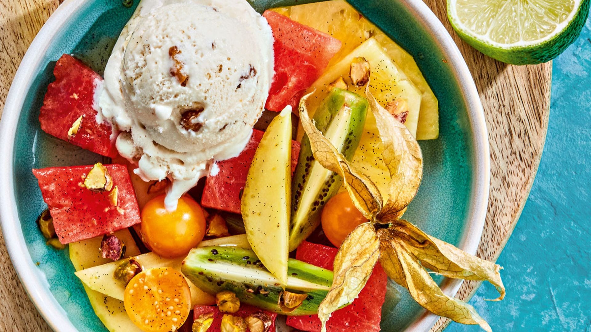 Fruchtsalat mit Wassermelone
