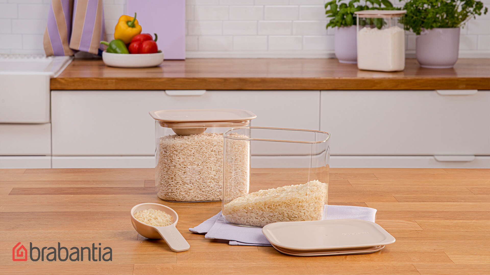 Teaser für die Vorratsboxen mit Reis