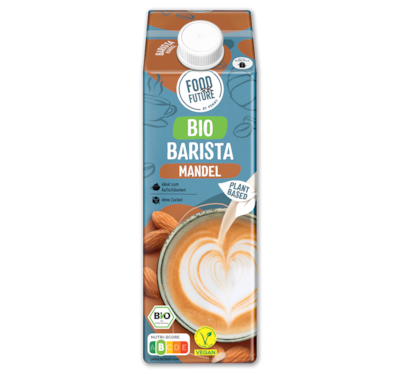 FOOD FOR FUTURE Bio-Mandeldrink-barista