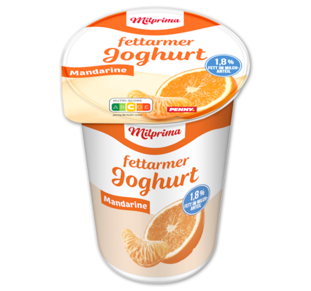 MILPRIMA Fettarmer Fruchtjoghurt