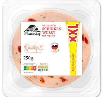 MÜHLENHOF Delikatess Schinkenwurst mit Paprika*