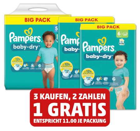 PAMPERS Windeln Big Pack*