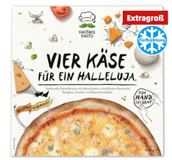 GUSTAVO GUSTO Pizza Quattro Formaggi