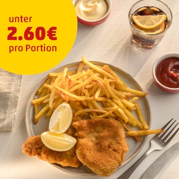 Schnitzel mit Pomme