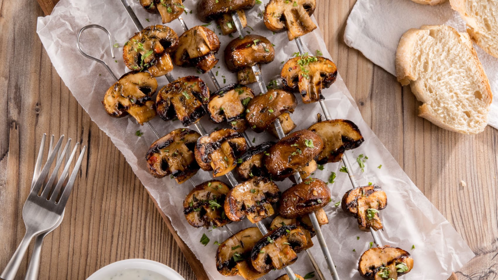 Balsamico-Pilze vom Grill