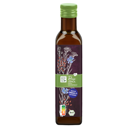 NATURGUT Bio Leinöl, nativ, Kaltgepresst